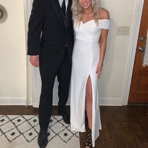 Lulu Long White Dress, Worn once.